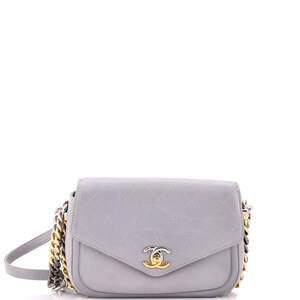 Chanel Medium Two Tone Envelope Flap Bag Quilted Calfskin